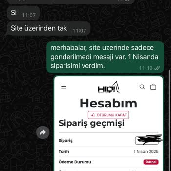 Sipariş Verdim Ama Hala Hareket Yok