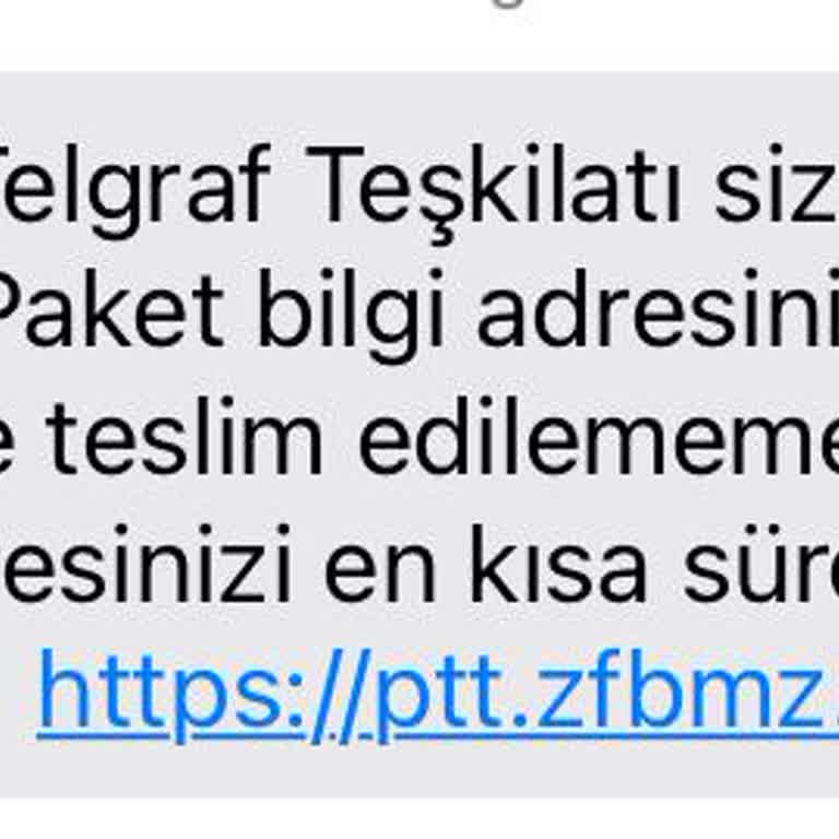 Sahte PTT Mesajıyla Gelen Tehlike