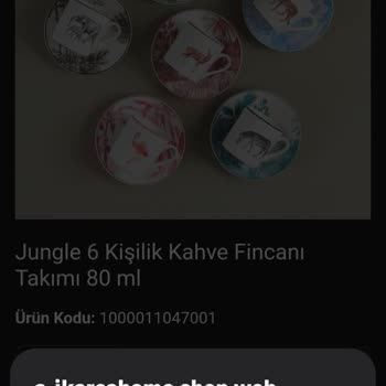 Alınan Fincan Takımları Teslim Edilmedi!