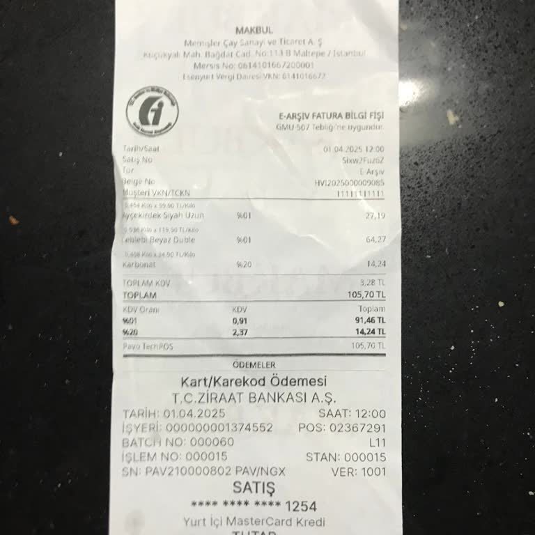 Küçükyalı Şubesinde Küflü Çekirdek Sorunu