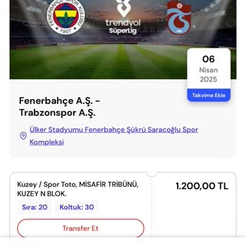 Yanlış Tribün Ataması Nedeniyle Mağduriyet