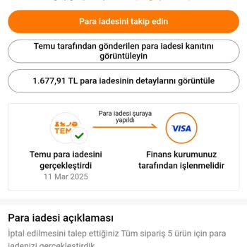 Temu'da İade Süreci: Param Nerede?