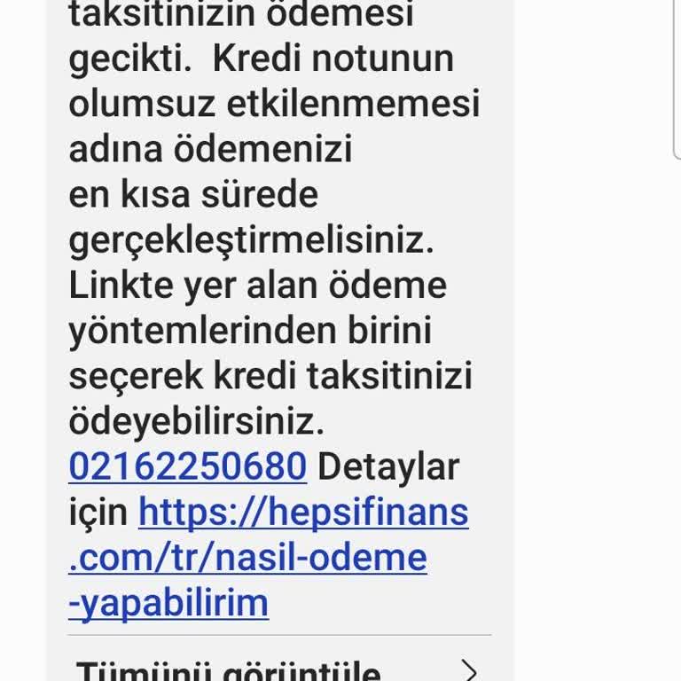 Hepsiburada'dan Gelen Anlamsız SMS'ler
