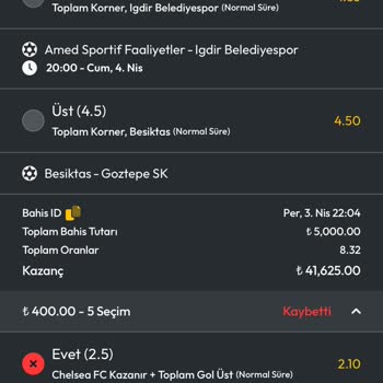 Yanlış Bahis İşlemi Ve Haksız Kazanç