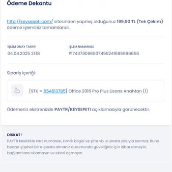 Geciken Ürün Anahtarı Ve Yetersiz Destek