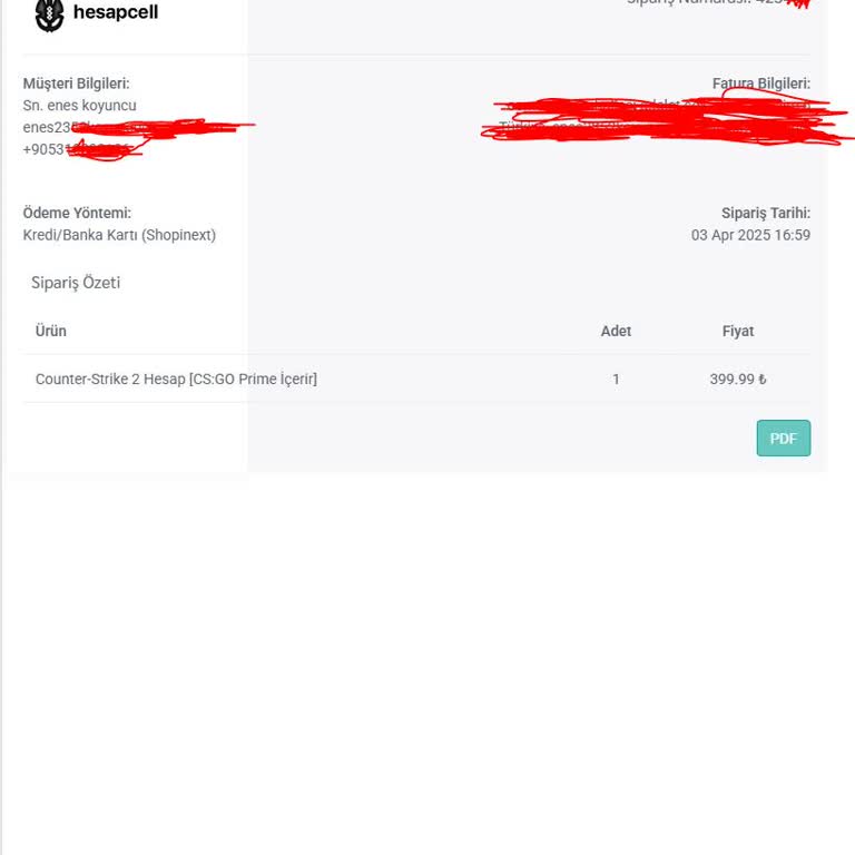 Geciken Teslimat Ve Yetersiz Müşteri Hizmetleri: Hesapcell Deneyimim