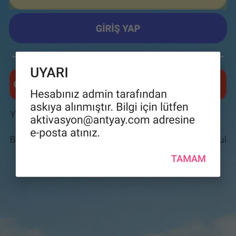 Hesap Askıya Alındı: Giriş Sorunu Ve Aktivasyon Problemi