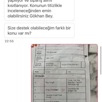 Evde Sipariş Hayal Kırıklığı