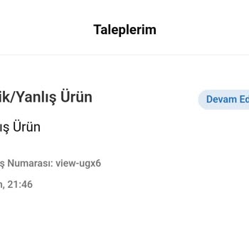 Yanlış Ürün Gönderimi Ve Yetersiz Müşteri Hizmetiyle Hayal Kırıklığı