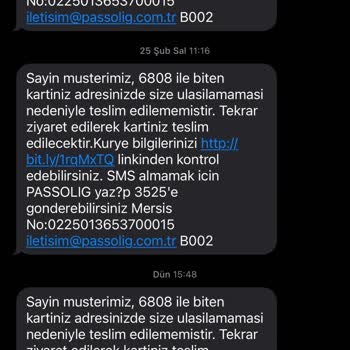 Passolig Kartım 4 Aydır Teslim Edilmedi
