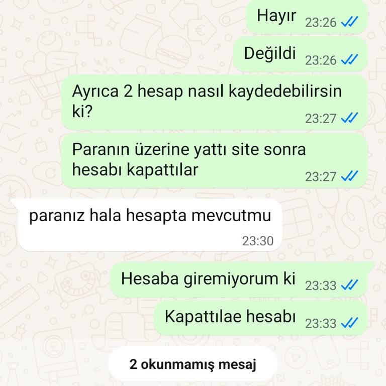 Yanıltıcı İşlem Ve Hesap Kapatma Sorunu