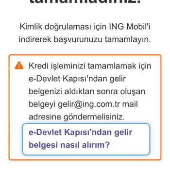 ING Kredi Başvuru Sürecinde Yaşanan Aksaklıklar