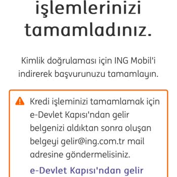 ING Kredi Başvuru Sürecinde Yaşanan Aksaklıklar