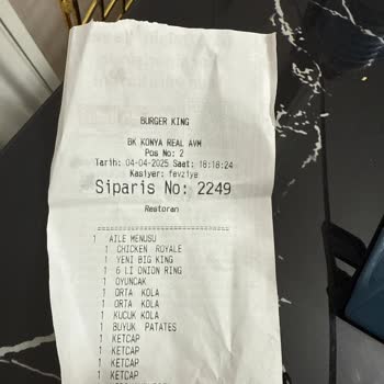 Burger King Aile Menüsü: Kalite Ve Tazelik Sorunları