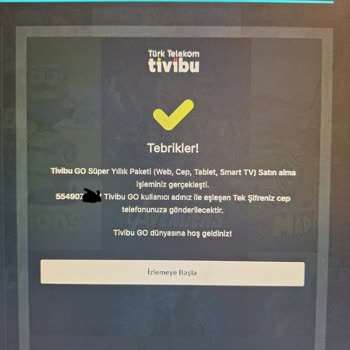 Tivibu Go Paketim Aktif Değil: Hizmet Karşılığı Alamıyorum