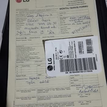 LG Ürünlerinde Teslimat Sonrası Sorunlar Ve Yetersiz Servis Desteği