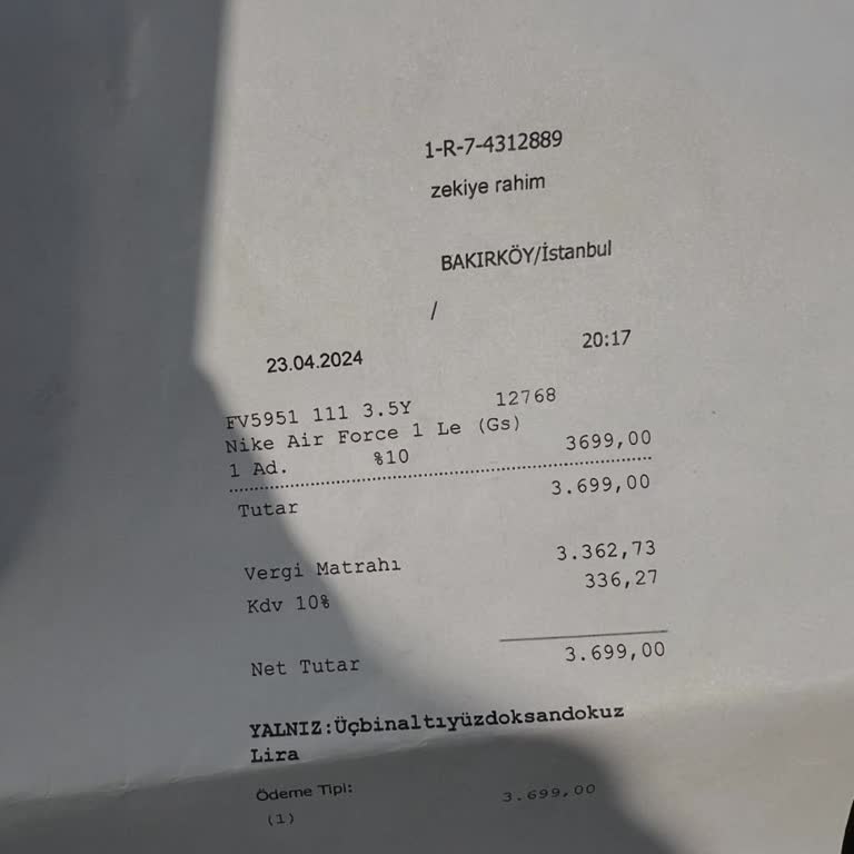 Ayakkabımın Sorunu Ve Yetersiz Müşteri Hizmeti