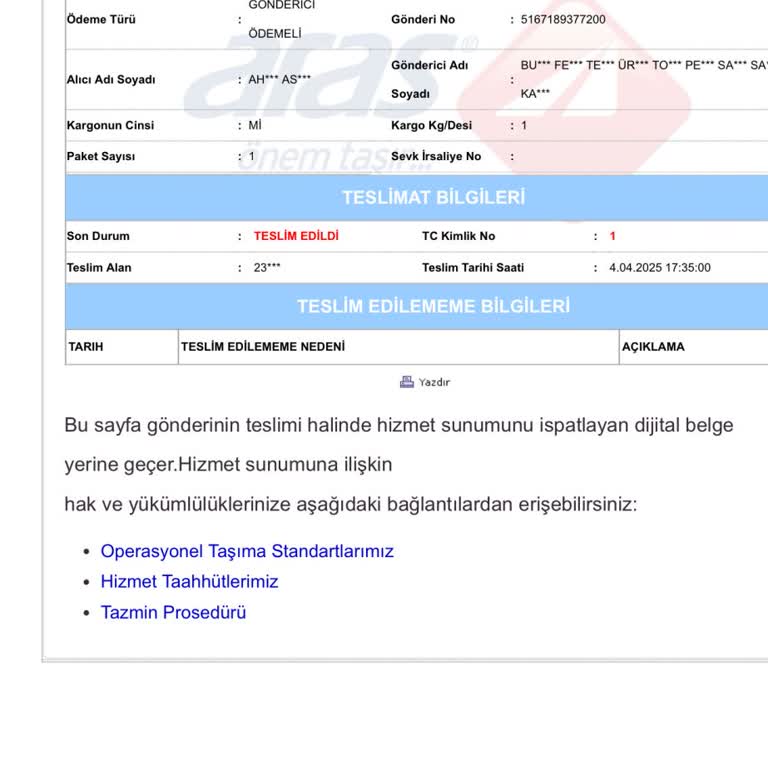 Aras Kargo: Teslimat Sorunları Ve Müşteri Hayal Kırıklığı