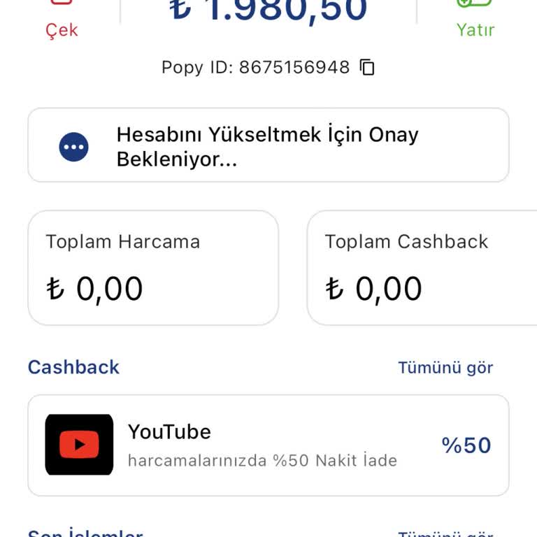 Hesap Onayı Ve Para İadesi Sorunu