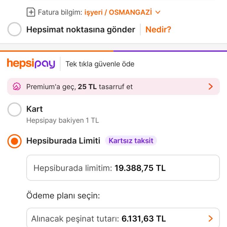 Hepsiburada'da Sipariş Verme Sorunu