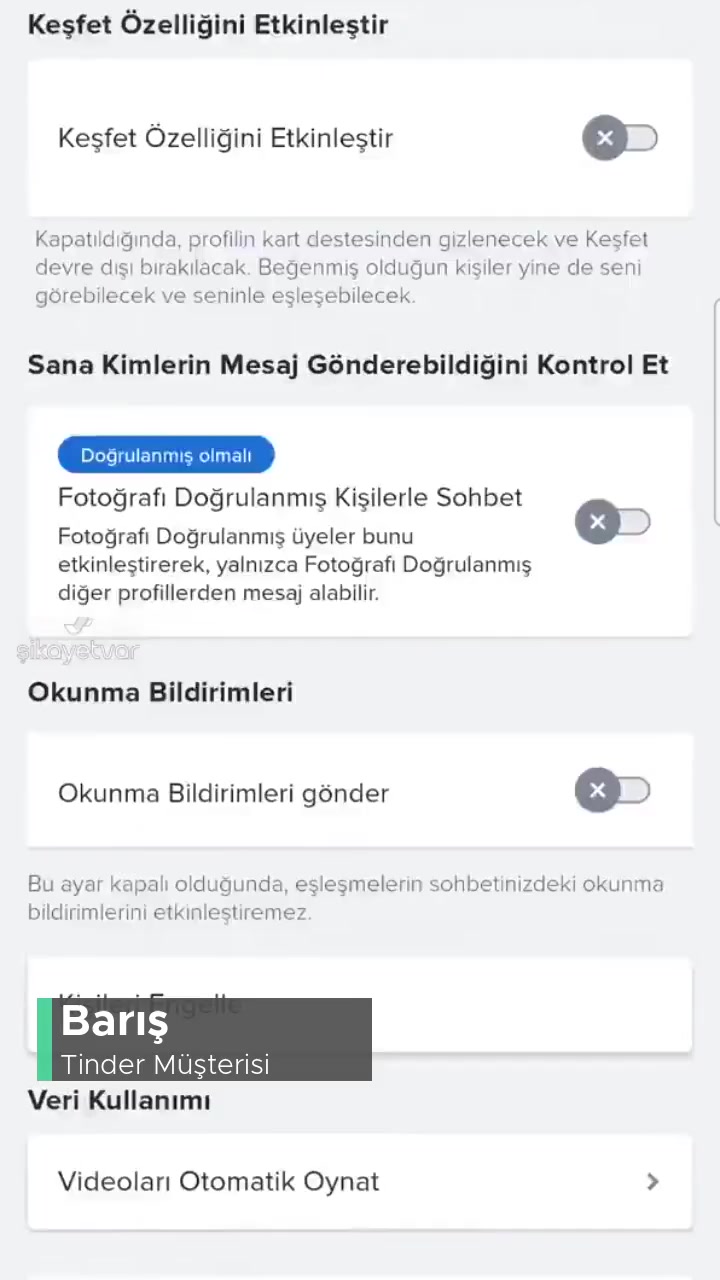 Tinder Hesabımı Uygulamadan Ve Tarayıcıdan Silemiyorum videonun kapak resmi