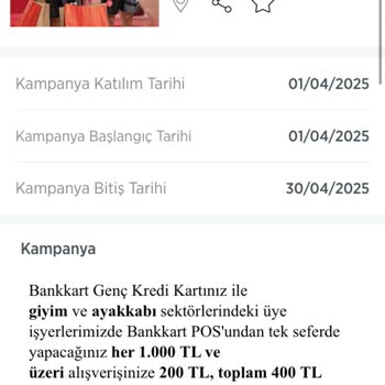 Kampanya Puanları Hakkında Sorun