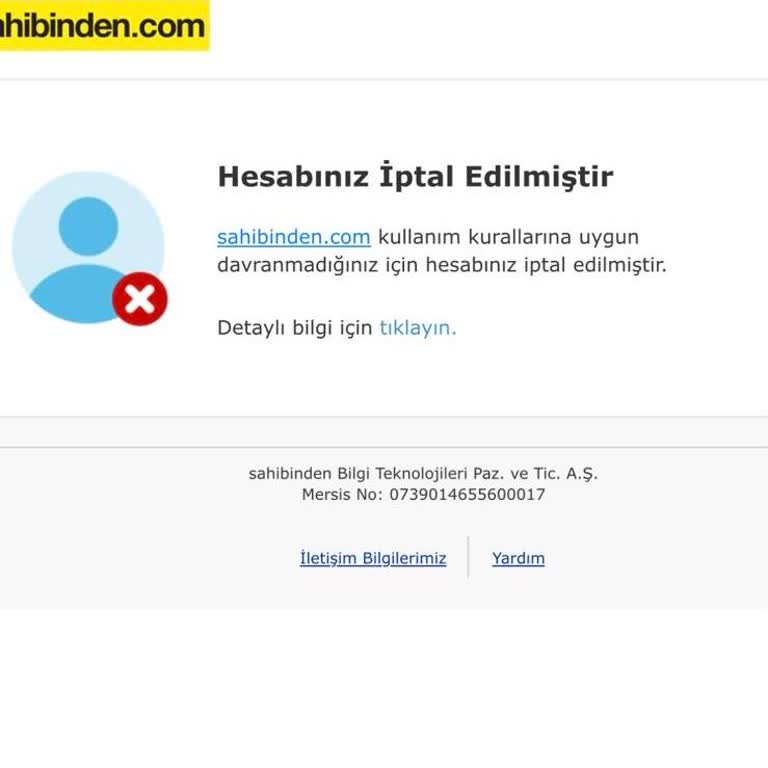 Hesabım Usulsüz Kullanım Sebebiyle Kapandı, Detay Verilmiyor