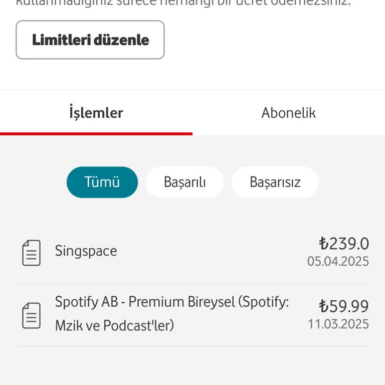 Singspace Aboneliği Ve Fatura Sorunu