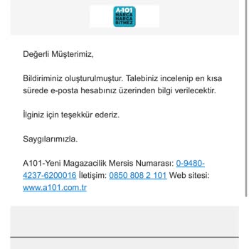 A101 Ekstra Ve Kargo Şirketi Arasında Sıkışan İade Süreci