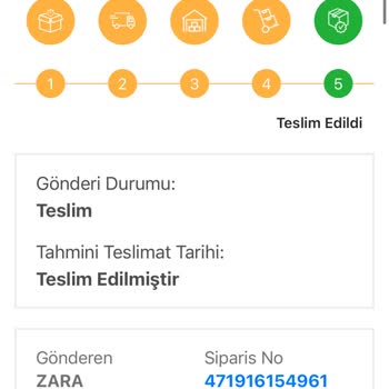 Zara Kargo Teslimatında Yaşanan Sorun Ve İletişim Eksikliği