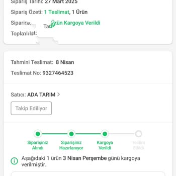 Geciken Kargo Ve Canlı Bitki Sorunu