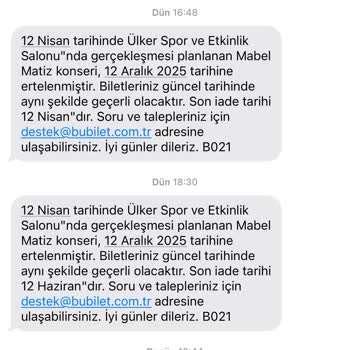 Konser Tarihi Uyuşmazlığı Ve İade Sorunu