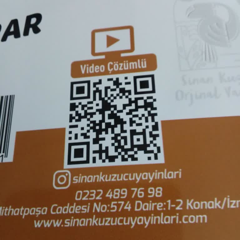 Yayınevi Kitaplarındaki Video Çözüm Erişim Sorunları