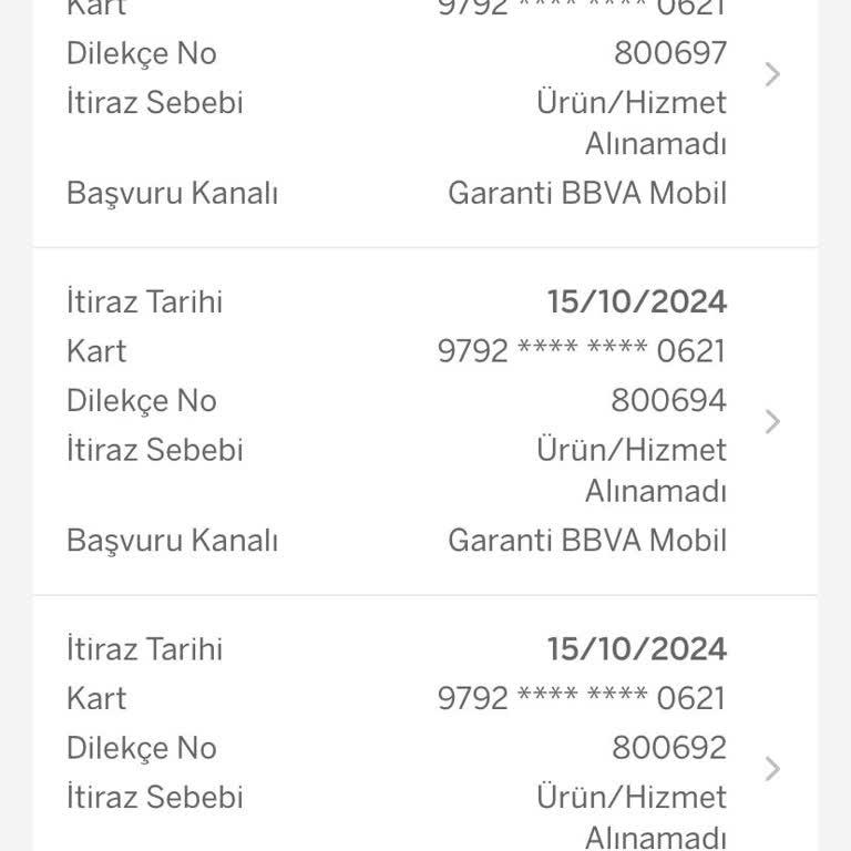 Garanti Bankası'nda Kart Harcama Sorunu
