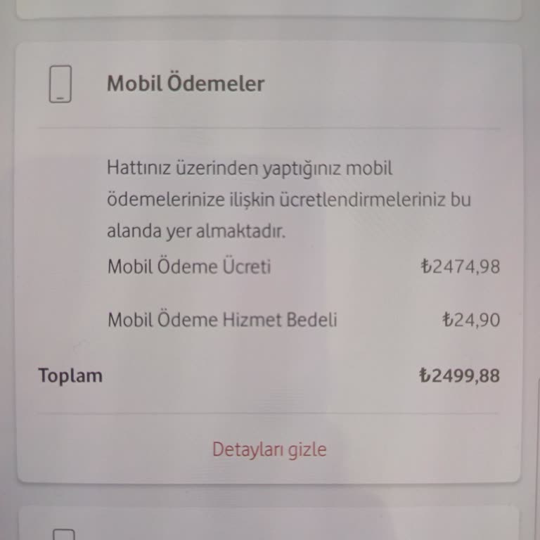 Habersiz Yansıtılan Mobil Ödeme Ücretleri