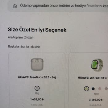 Huawei Online Mağaza Fiyat Farkı Sorunu