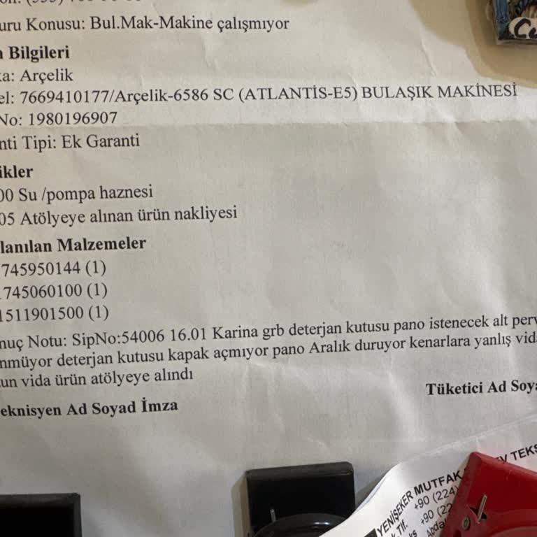 Arçelik Bulaşık Makinesi Sorunları Ve Çözüm Beklentisi