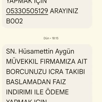 Sahte İcra Takibi Mesajları Ve Veri Sızıntısı Şikayeti