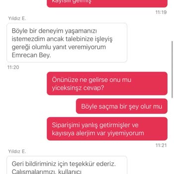 Yanlış Sipariş Ve İlgisiz Müşteri Hizmetleri Mağduriyeti