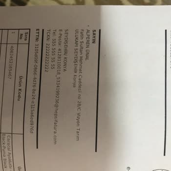 Yanlış Gönderim Ve İndirim Kodu Sorunu