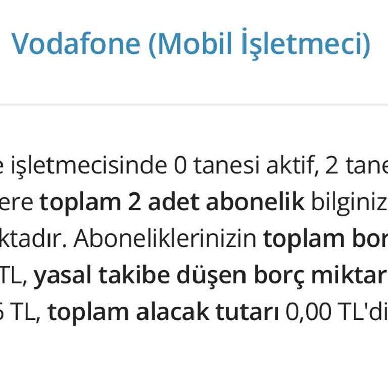 Vodafone'un Yanlış Fatura Ve İletişim Sorunları