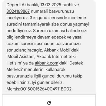Akbank Müşteri Hizmetleri İletişim Sorunu Ve Yanıltıcı Bilgilendirme