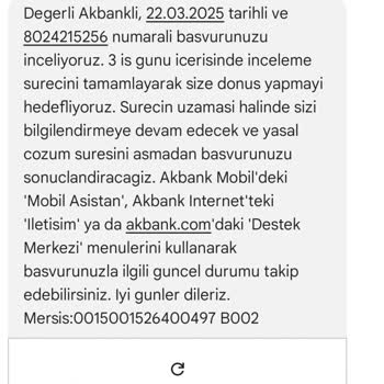 Akbank Müşteri Hizmetleri İletişim Sorunu Ve Yanıltıcı Bilgilendirme