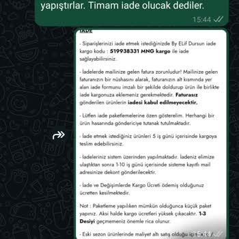 Yanıtsız Kalan İade Süreci: By Elif Dursun Ve MNG Kargo İle Yaşanan Sorunlar