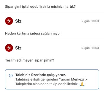 Yemek Sepeti'nde Kaybolan Sipariş Ve İletişim Sorunları