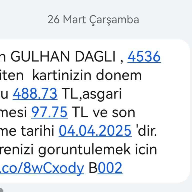 Yıllık Kart Aidatı Sorunu