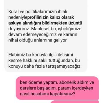 Preply Hesap Askıya Alma Sorunu Ve İade Talebi
