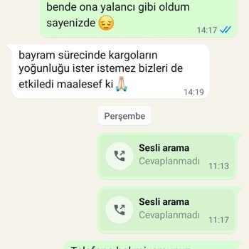 Kargoya Verilmeyen Ürünler Ve İletişim Sorunları