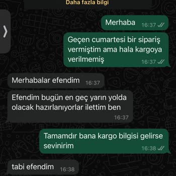 Sipariş Verip Ürün Beklemekten Yıldım!