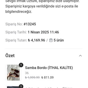 Sipariş Durumu Belirsizliği Ve İletişim Sorunlarıyla Karşılaşılan Deneyim